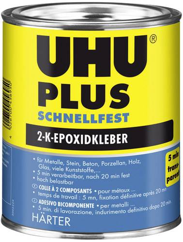 UHU Plus Schnellfest Dose Härter Zwei-Komponentenkleber 45695 855g von UHU