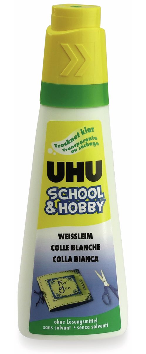 UHU Weissleim School & Hobby, 100 g, ohne Lösungsmittel von UHU