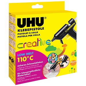 UHU creative LOW MELT 110°C Heißklebepistole schwarz UHU creative LOW MELT 110°C Heißklebepistole schwarz von UHU