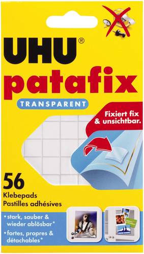 UHU patafix 48815 48815 Doppelseitiges Klebeband UHU® Patafix Transparent 56St. von UHU