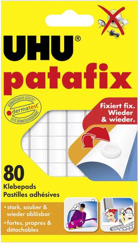 UHU patafix Klebepads Weiß Inhalt: 80St. UHU patafix Klebepads Weiß Inhalt: 80St. von UHU