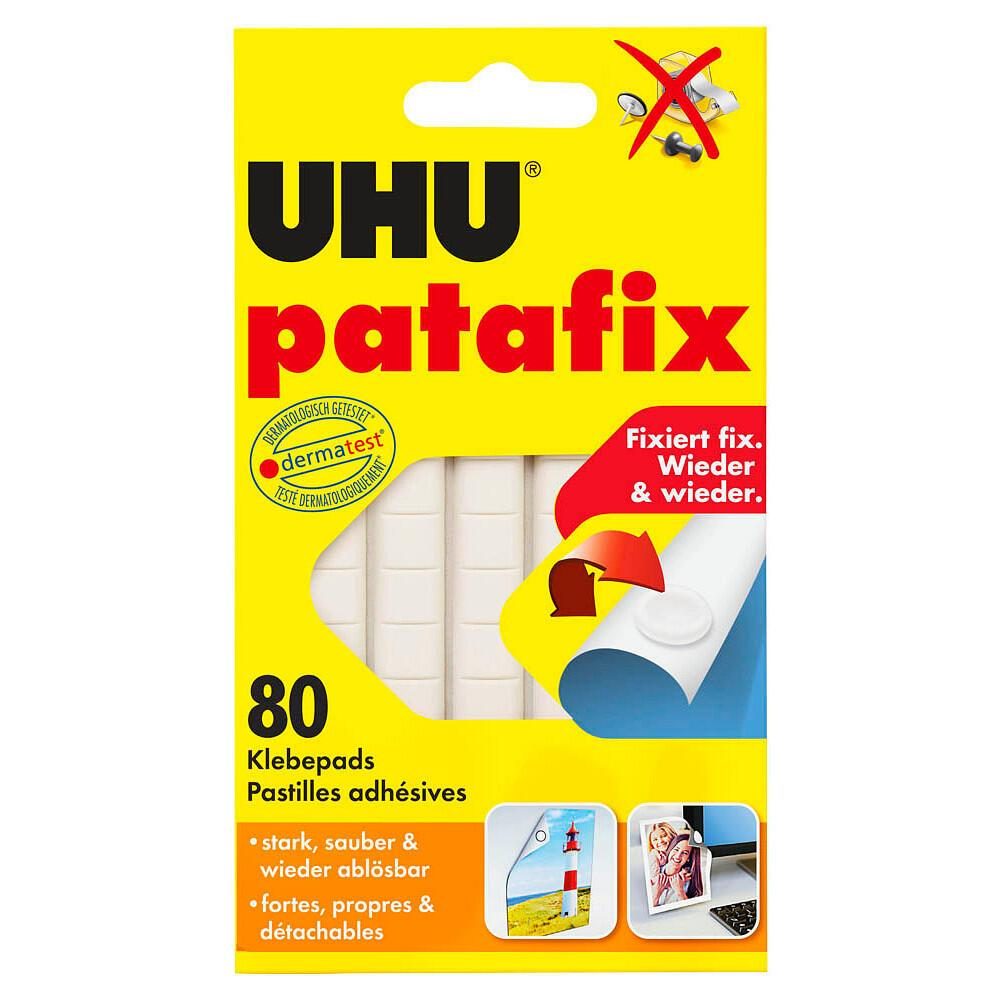 UHU patafix doppelseitige Klebepads 1,0 x 1,0 cm - 80 Stück UHU patafix doppelseitige Klebepads 1,0 x 1,0 cm - 80 Stück von UHU