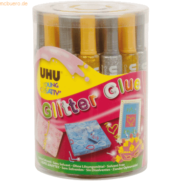 Uhu Glitzerkleber gold/silber VE=24 Stück Uhu Glitzerkleber gold/silber VE=24 Stück von UHU