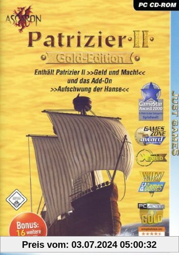 Der Patrizier 2 - Gold Edition [Just Games + 16 Bonus Spiele] von UIG GmbH