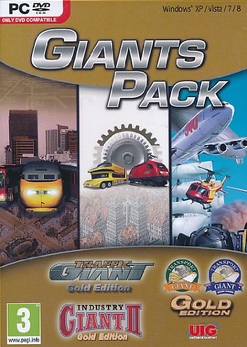 Giants Pack - Traffic Giant Gold Plus Traffic Giant 2 Gold Plus Industry Giant Gold (PC DVD) [ von UIG
