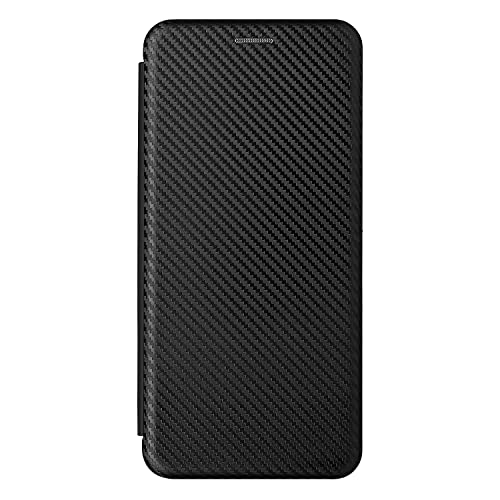 UILYI Hülle Kompatibel für Asus Zenfone 10, Premium Kohlefaser Flip Wallet Handyhülle, Magnetische Halterung Funktion Shell mit Kartenhalter. Black von UILYI