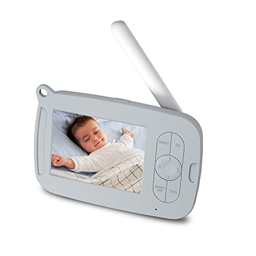 UIQELYS Schutzhülle aus Silikon, kompatibel mit Infant Optics DXR-8, Heim-Sicherheitskamerasystem, Zubehör (grau) von UIQELYS