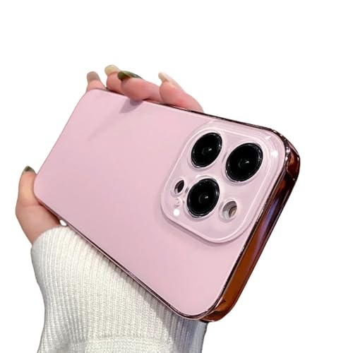 UJNHGQ Modische, schlanke, Matte Hülle für iPhone 11 12 13 14 15 16 Pro Max iPhone 15 Pro 16ProMax Glaslinsenschutzbeschichtung Stoßstangenabdeckung, Pink, Für iPhone 11 ProMax UJNHGQ Modische, schlanke, Matte Hülle für iPhone 11 12 13 14 15 16 Pro Max iPhone 15 Pro 16ProMax Glaslinsenschutzbeschichtung Stoßstangenabdeckung, Pink, Für iPhone 11 ProMax von UJNHGQ
