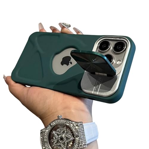 UJNHGQ Modische magnetische Hülle mit Loch für iPhone 11 12 13 14 15 16 Pro Max Plus, Linsenschutz, Klappständer, weiche Silikonhülle, grün, für iPhone 16Pro UJNHGQ Modische magnetische Hülle mit Loch für iPhone 11 12 13 14 15 16 Pro Max Plus, Linsenschutz, Klappständer, weiche Silikonhülle, grün, für iPhone 16Pro von UJNHGQ