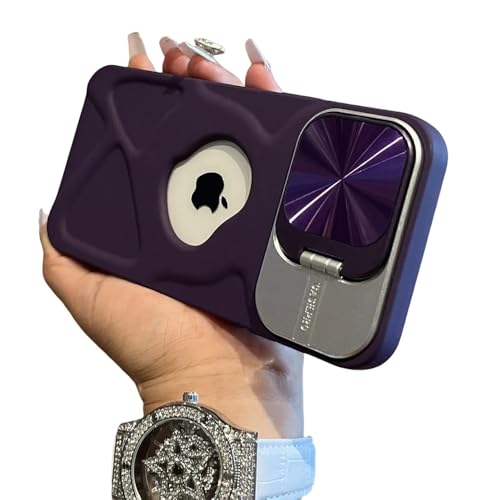 UJNHGQ Modische magnetische Hülle mit Loch für iPhone 11 12 13 14 15 16 Pro Max Plus, Linsenschutz, Klappständer, weiche Silikonhülle, lila, für iPhone 11 UJNHGQ Modische magnetische Hülle mit Loch für iPhone 11 12 13 14 15 16 Pro Max Plus, Linsenschutz, Klappständer, weiche Silikonhülle, lila, für iPhone 11 von UJNHGQ