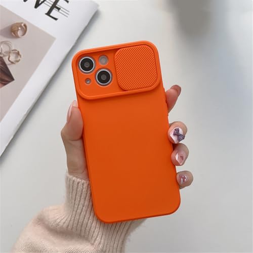 UJNHGQ Slide Camera Protection Candy Color Weiche Silikon-Handyhülle für iPhone 16 15 14 13 12 11 Pro XS Max X XR 7 8 Plus Bumper Cover, orange, für iPhone 16 Pro UJNHGQ Slide Camera Protection Candy Color Weiche Silikon-Handyhülle für iPhone 16 15 14 13 12 11 Pro XS Max X XR 7 8 Plus Bumper Cover, orange, für iPhone 16 Pro von UJNHGQ