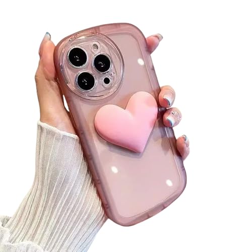 UJNHGQ Transparente, weiche Silikon-Telefonhülle mit Herz-Gelee für iPhone 15 14 13 12 11 Promax-Hülle, Pink, für iPhone 14 Promax UJNHGQ Transparente, weiche Silikon-Telefonhülle mit Herz-Gelee für iPhone 15 14 13 12 11 Promax-Hülle, Pink, für iPhone 14 Promax von UJNHGQ