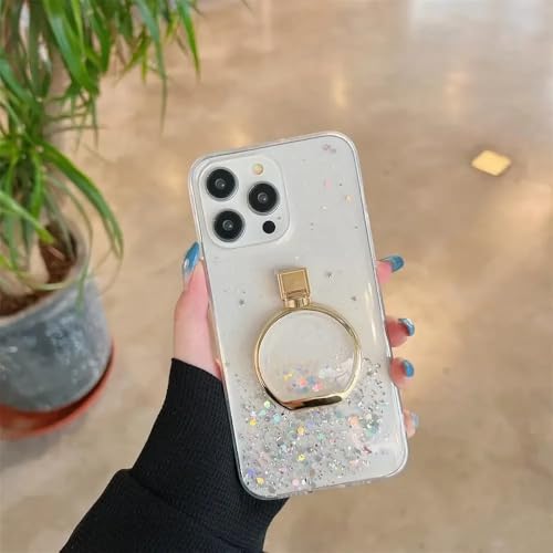 UJNHGQ Überzogene Telefonhalterung mit Glitzerhülle für iPhone 15 14 13 12 11 Pro Max XS XR X 7 8 Plus Cover, Weiß, für iPhone XS UJNHGQ Überzogene Telefonhalterung mit Glitzerhülle für iPhone 15 14 13 12 11 Pro Max XS XR X 7 8 Plus Cover, Weiß, für iPhone XS von UJNHGQ