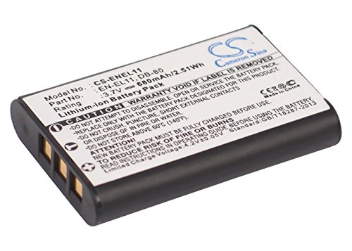 Akku für Pentax Optio W60, 3.7V, 680mAh, Li-ion von UK Battery