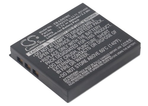 Batterie Kompatibel mit Logitech G7 Laser Cordless Mouse Li-ion 3.7V 600mAh - 831409, 831410, 190310-1000, NTA2319, L-LL11, 190310-1001 von UK Battery