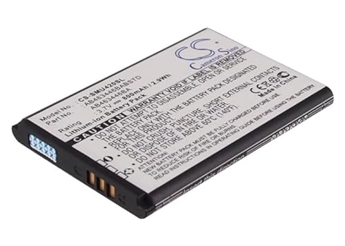 Batterie Kompatibel mit Samsung SGH-T619 Li-ion 3.7V 800mAh - AB923446GZB, AB463446BA, AB463446BABSTD, AB553446BA von UK Battery