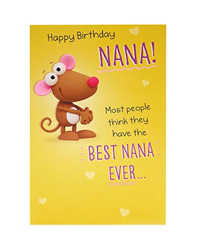 Geburtstagskarte für Oma – Geburtstagskarte für Sie – lustige Geburtstagskarte für Oma von UK Greetings