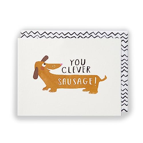 Kindred - You Clever Sausage Glückwunschkarte, mehrfarbig, 157 x 117 mm von UK Greetings