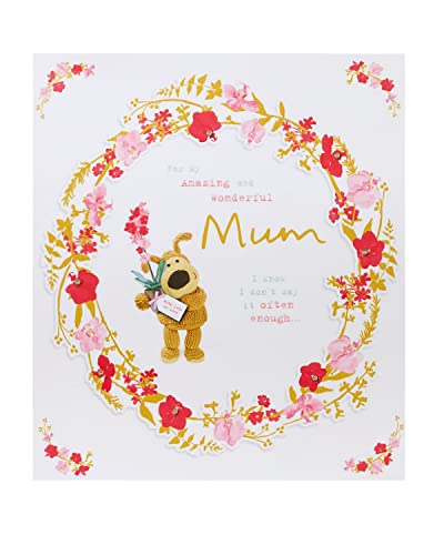 Muttertagskarte für Mama, Happy Mother's Day Mum Karte, niedliche Boofle-Muttertagskarte von UK Greetings