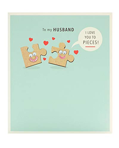 UK Greetings Ehemann Valentinstagskarte, Lustige Valentinstagskarte, Valentinstag Humor Karte, Valentinskarte für Ehemann, Valentinstagskarte für Ihn von UK Greetings