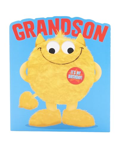 UK Greetings Geburtstagskarte für Enkel – Googly Eyed Monster Design UK Greetings Geburtstagskarte für Enkel – Googly Eyed Monster Design von UK Greetings