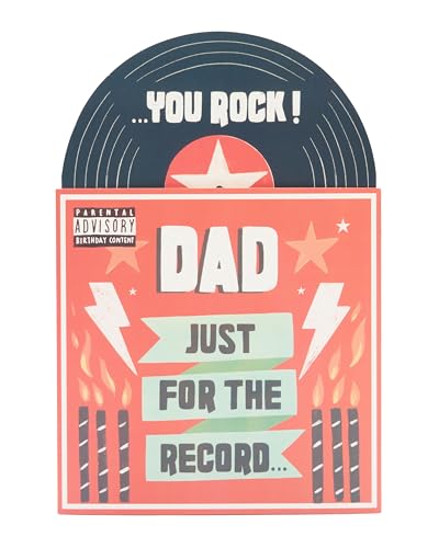 UK Greetings Geburtstagskarte für Papa – Pop-Up-Vinyl-Schallplatten-Design UK Greetings Geburtstagskarte für Papa – Pop-Up-Vinyl-Schallplatten-Design von UK Greetings