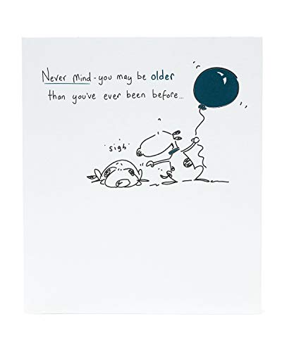 UK Greetings Geburtstagskarte für ihn/sie/Freund – Hunde-Cartoon-Design von UK Greetings