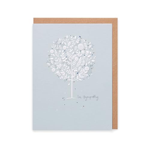 UK Greetings Kindred Trauerkarte, Blau, 157 x 117 mm von UK Greetings