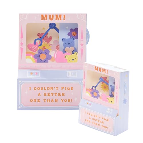 UK Greetings Muttertagskarte für Mama – Interaktives Teddy-Maschinen-Design von UK Greetings
