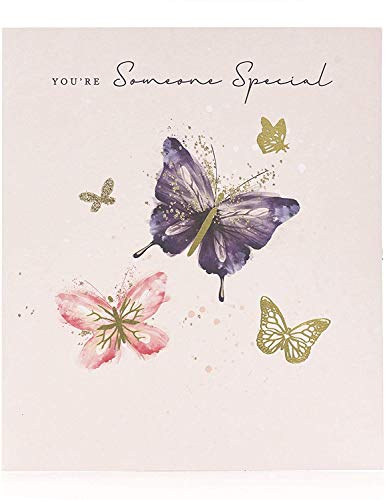 UK Greetings Muttertagskarte mit Umschlag – Schmetterling-Design von UK Greetings