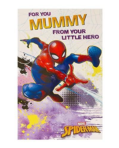 UK Greetings Muttertagskarte vom Sohn mit Umschlag, lustiges Design, Blau von UK Greetings