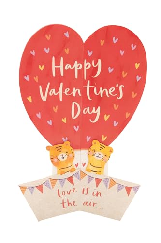 UK Greetings Valentinstagskarte für Ihn/sie/Freund/Freund/Ehemann/Frau/Partner – Pop-Up-Luftballon-Design von UK Greetings