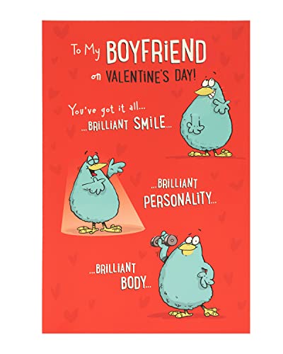 UK Greetings Valentinstagskarte für den Freund – lustiges Design von UK Greetings