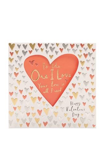UK Greetings Valentinstagskarte für die Liebe, Herz-Design von UK Greetings