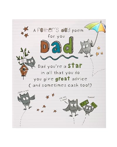 UK Greetings Vatertagskarte für Papa – Pop-Up-Gedicht von UK Greetings