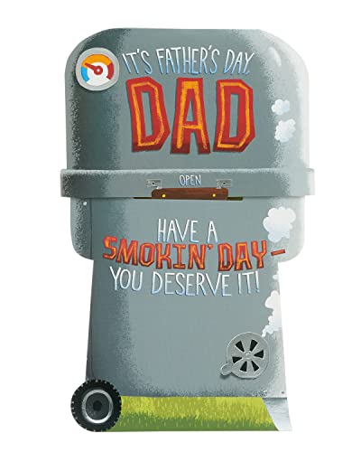 UK Greetings Vatertagskarte für Papa mit Umschlag – Grill-Design von UK Greetings