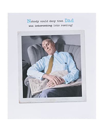 UK Greetings Vatertagskarte für Papa mit Umschlag – lustiges Scherz-Design von UK Greetings