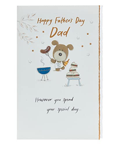 UK Greetings Vatertagskarte für Papa mit Umschlag – süßes Grill-Design von UK Greetings