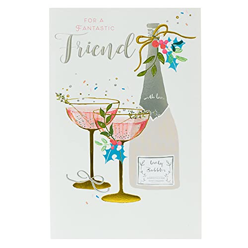 UK Greetings Weihnachtskarte für besondere Freunde, Weihnachtsgeschenke für Frauen, Weihnachtsgeschenkkarte, fantastischer Freund, Prosecco, Weihnachtsgetränke, elegantes Weihnachten UK Greetings Weihnachtskarte für besondere Freunde, Weihnachtsgeschenke für Frauen, Weihnachtsgeschenkkarte, fantastischer Freund, Prosecco, Weihnachtsgetränke, elegantes Weihnachten von UK Greetings