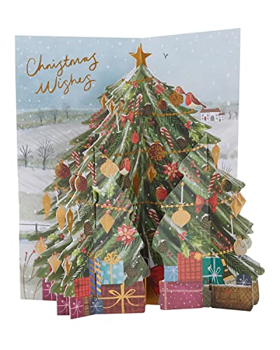 UK Greetings Weihnachtskarten für ihn/sie/Freund – Baum-Design, 8 Stück von UK Greetings