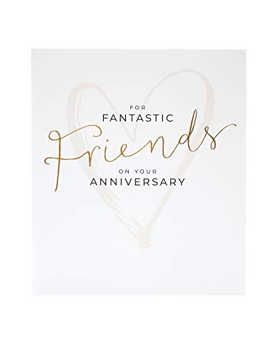 uk greetings Jubiläumskarte – Jahrestagskarte für Paare – für besondere Freunde – 625090-0-1 von UK Greetings