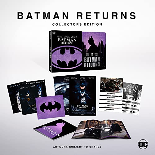 Batman Returns (Ultimate Collector's Edition) (Limited All-Region UHD Steelbook with Blu-Ray, Art Cards, Bookley & Lobby Cards) von UK-L