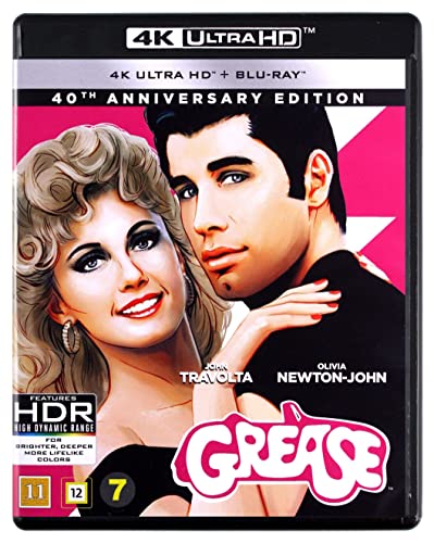 Grease 4K [Blu-Ray 4K] [Region Free] (Deutsche Sprache. Deutsche Untertitel) von UK-L