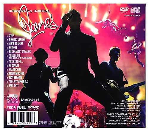 JANE S ADDICTION - Alive At 25 [DVD + CD] (1 DVDMU) von UK-L