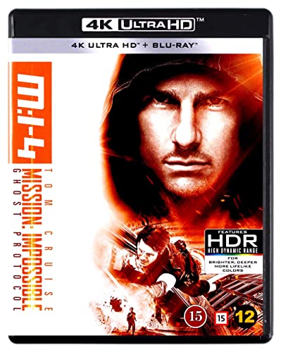 Mission: Impossible - Phantom Protokoll 4K [Blu-Ray] [Region Free] (Deutsche Sprache. Deutsche Untertitel) von UK-L