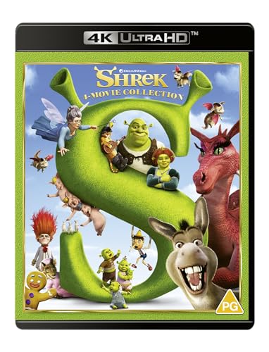 Shrek 1-4 [Blu-Ray 4K] (Keine deutsche Version) von Universal Pictures