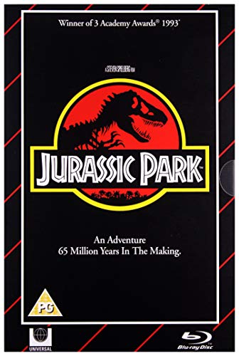 Jurassic Park Limited Edition Blu Ray / VHS Packaging Edition / Import / Includes DVD+Region Free Blu Ray von UK-MOOVIES