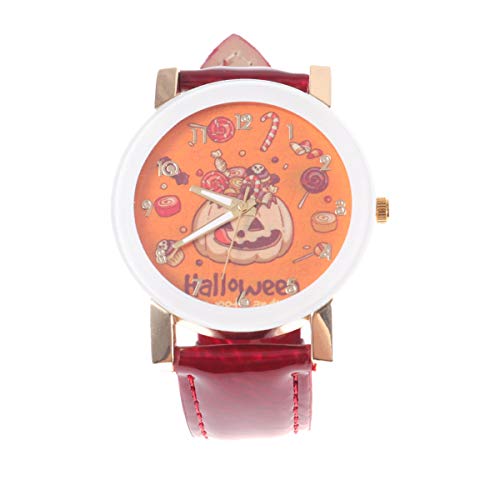 Kürbislederuhr Halloween-uhrenarmband Modische Kürbisuhr Uhr Aus Kürbisleder Gruselige Lederuhr Freizeituhr Aus Leder Quarz-Armbanduhr Gothic-lederuhr Einzigartig Mann Lässige Uhr Kürbislederuhr Halloween-uhrenarmband Modische Kürbisuhr Uhr Aus Kürbisleder Gruselige Lederuhr Freizeituhr Aus Leder Quarz-Armbanduhr Gothic-lederuhr Einzigartig Mann Lässige Uhr von UKCOCO
