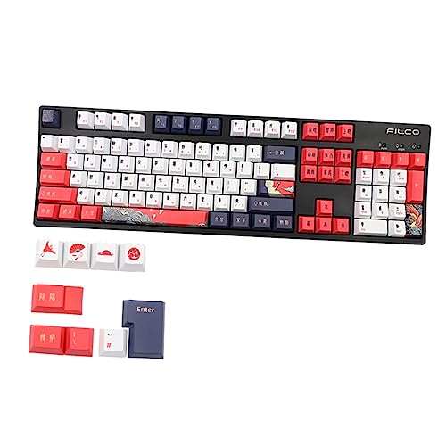 UKCOCO 1 Satz 113 Stück Tastenkappe Tastatur-dekor Tastaturschutz Zubehör Für Mechanische Tastaturen Tastatur Für Computer Tastaturmechanik Office-tastatur Sublimation Tastaturkappe Büro von UKCOCO