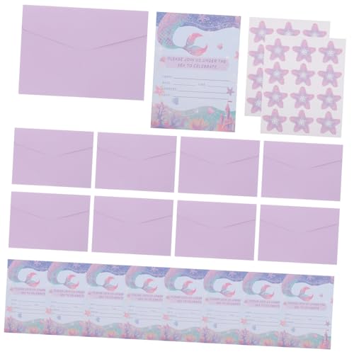 UKCOCO 1 Set Themenkarten Lustige Einladungen Feiern Hochzeit Meerjungfrau Gruß Meer Interaktiv Unter Duschen Party Hochzeit Geburtstag Mit Umschlägen Dekorationen Pool UKCOCO 1 Set Themenkarten Lustige Einladungen Feiern Hochzeit Meerjungfrau Gruß Meer Interaktiv Unter Duschen Party Hochzeit Geburtstag Mit Umschlägen Dekorationen Pool von UKCOCO